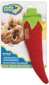 OurPets Cosmic 100% Catnip Filled Chili Pepper Hot Stuff Cat Toy Red; Green