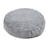 Hugglehounds Dog Fleece Pouf Bed; Gray - Small