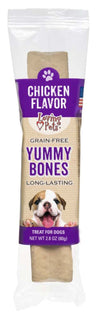 Loving Pets Yummy Bone Flavor Filled Dog Treat Chicken 15ea/2.8 oz