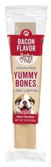 Loving Pets Yummy Bone Flavor Filled Dog Treat Bacon 15ea/2.8 oz