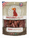Loving Pets Natural Value Sausages Dog Treats Beef 1ea/13 oz