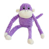 ZippyPaws Spencer the Crinkle Monkey Dog Toy Purple 1ea/SM