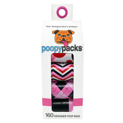 Metro Paws Poopy Packs Pink Poop Bag 8Ct