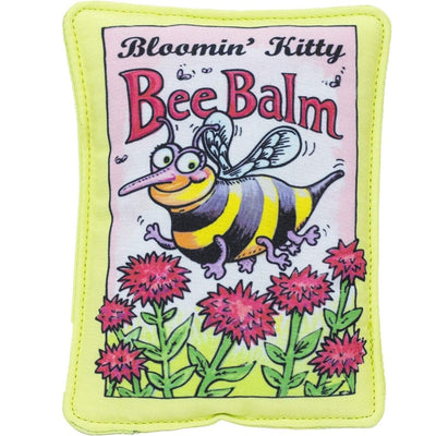 Multipet Fuzzu Bloomin' Kitty Bee Balm Seed Packet Cat Toy