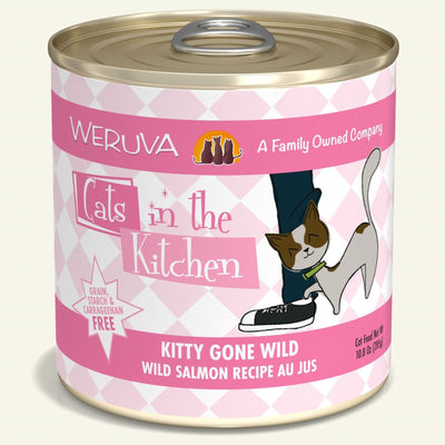 Cats In The Kitchen Kitty Gone Wild - Wild Salmon Recipe 10oz. (Case Of 12)