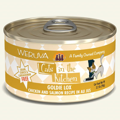 Cats In The Kitchen Goldie Lox Chicken and Salmon Recipe 3.2oz. (Case Of 24)