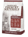 Grandma Maes Country Naturals Cat Grain Free Chicken Meal and Herring Meal Recipe for Cats and Kittens 6lbs.